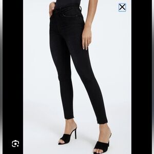 Good American black Cropped Jeans good waist